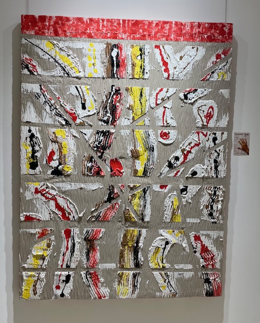 Obra de José Antonio Sancho con texturas y colores vibrantes