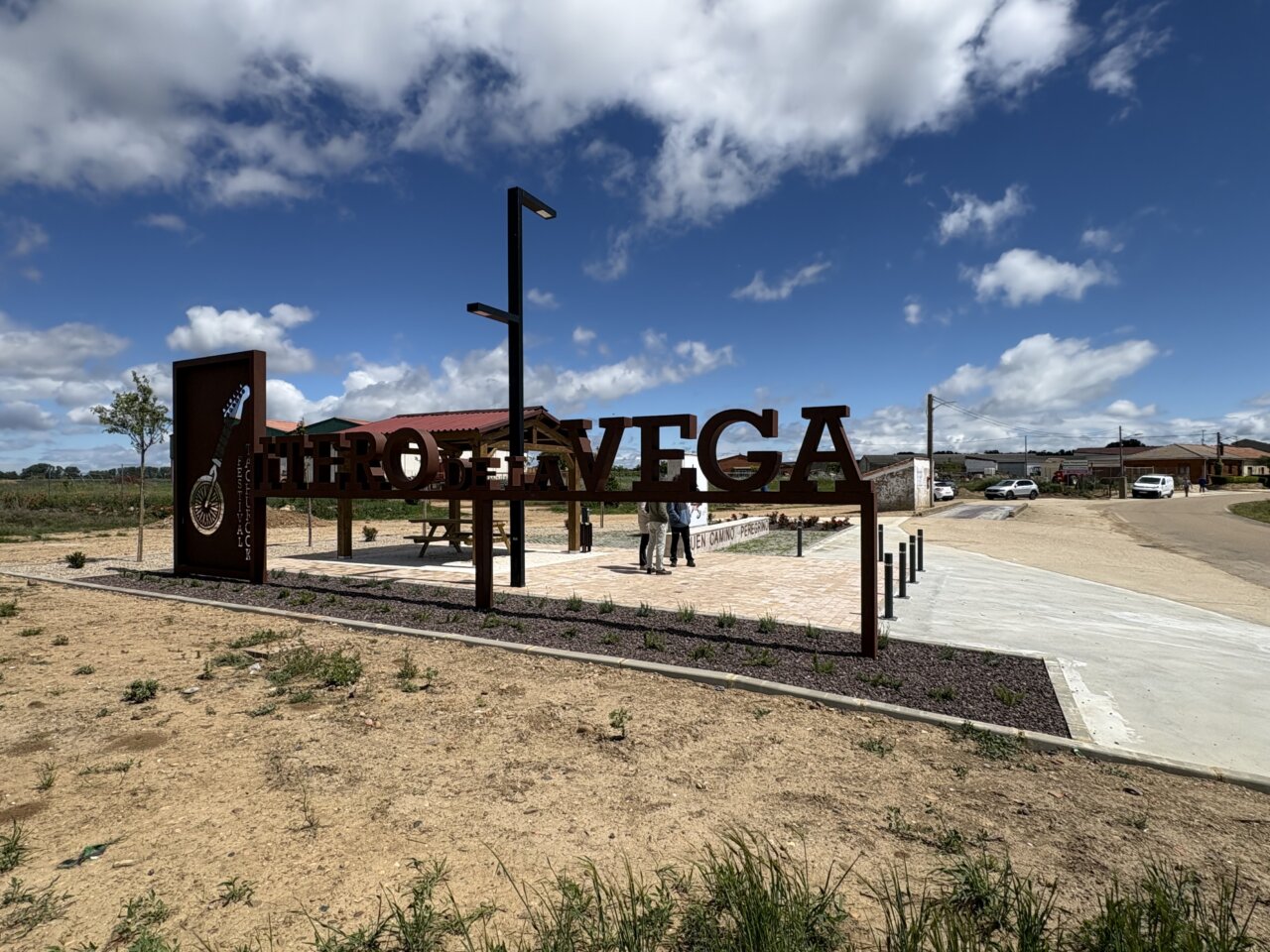 Área de descanso para peregrinos en Itero de la Vega, Palencia