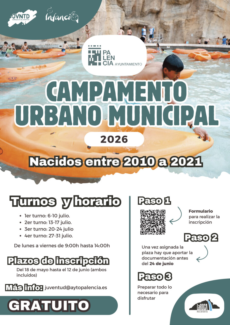 Niños disfrutando en el campamento urbano en La Roca