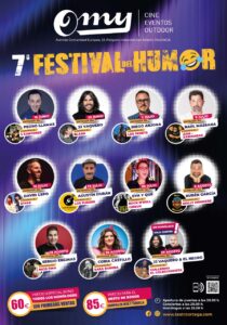 Cartel del VII Festival del Humor en OMY con fechas y artistas
