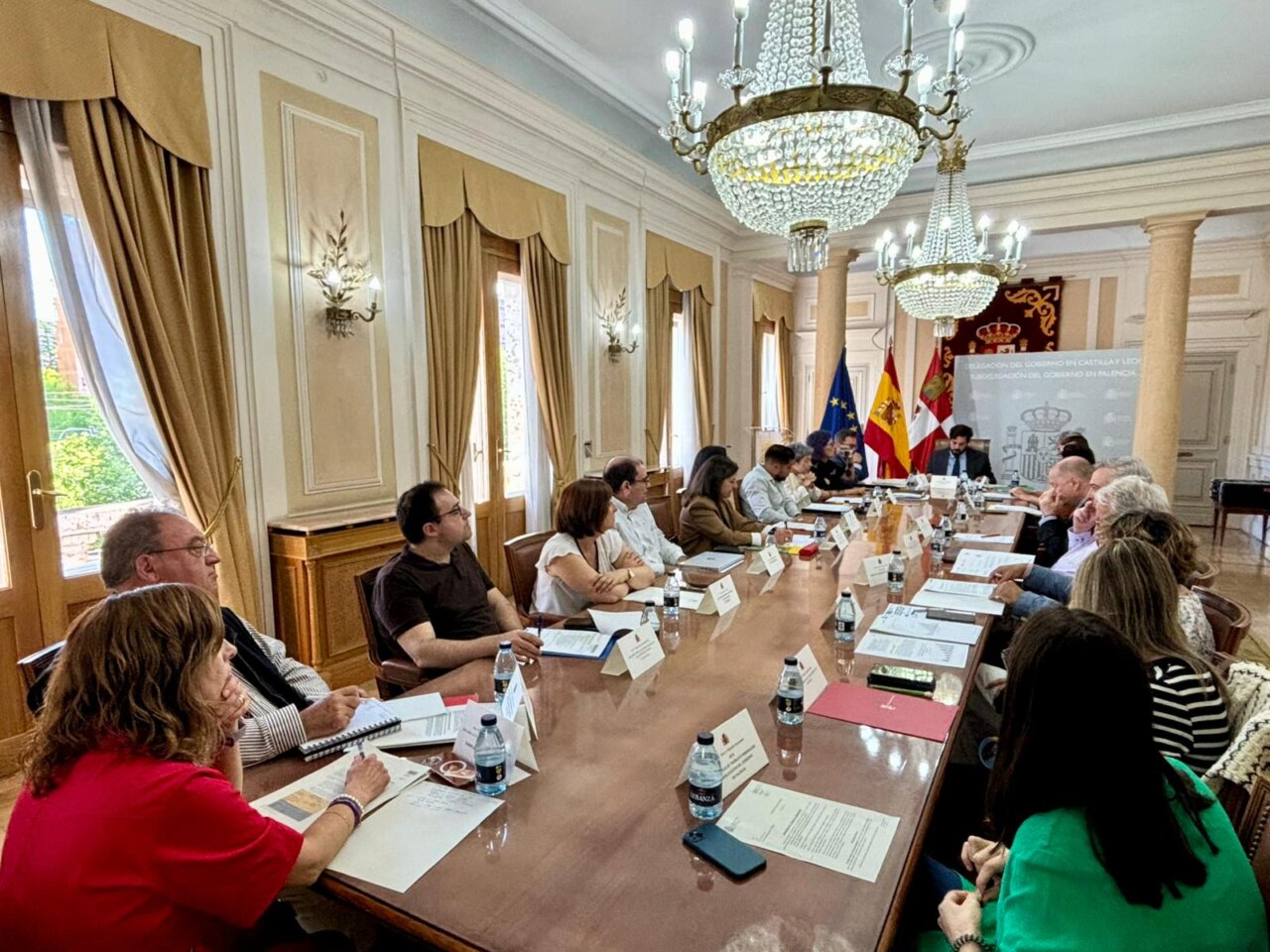Reunión de la Comisión de Asistencia al subdelegado en Palencia