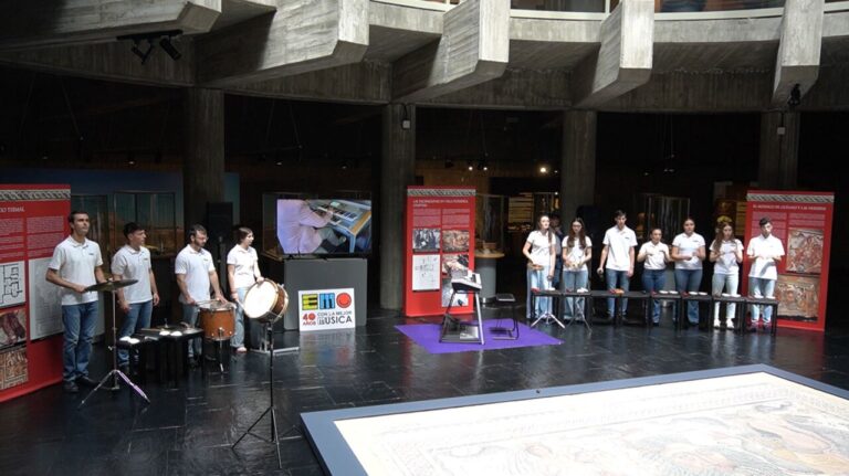 Alumnos de la Escuela de Música Ortega en concierto en el Museo de Palencia