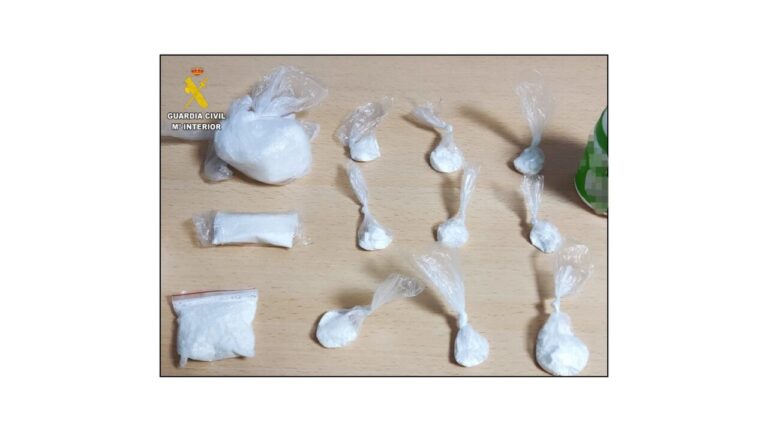 Muestra de sustancias estupefacientes confiscadas en Astudillo
