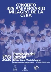 Coro infantil de la Escolanía del Escorial en concierto con velas