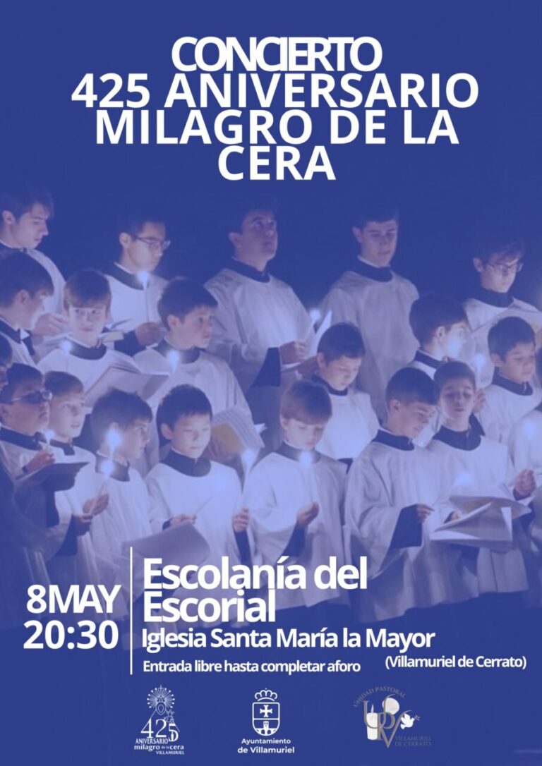 Coro infantil de la Escolanía del Escorial en concierto con velas