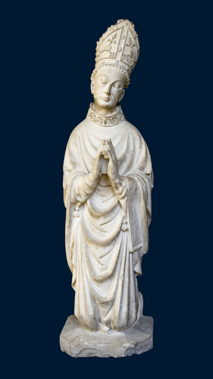 Escultura de Sancho de Rojas en la Catedral de Palencia