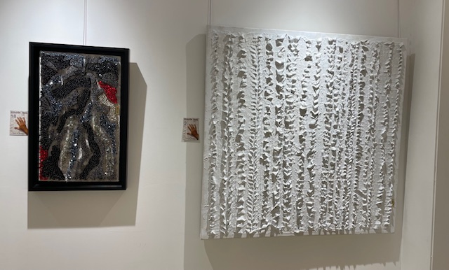 Obras de José Antonio Sancho en la exposición Estación final en Palencia