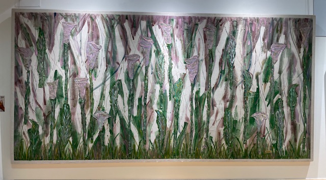 Obra de José Antonio Sancho en la exposición Estación final en Palencia