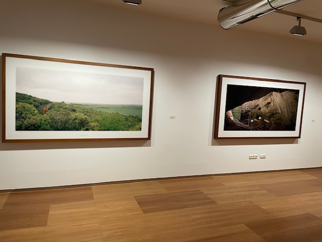 Exposición de fotografías de Bleda y Rosa en sala de arte.