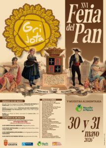Cartel de la XVI Feria del Pan en Grijota, Palencia