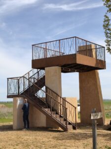 Observatorio de avifauna en Cervatos de la Cueza junto al Camino de Santiago