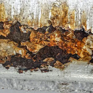 El óxido se está comiendo el material ferroso de la estructura del puente a Isla Dos Aguas.