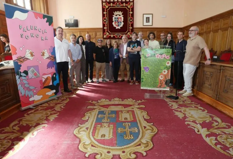Presentación del festival Palencia Sonora con artistas y organizadores