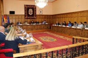 Reunión del Ayuntamiento de Palencia sobre el Plan de Impulso Empresarial