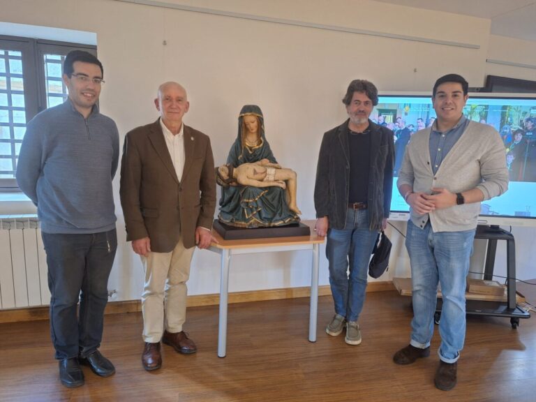 Presentación de la Virgen de la Piedad restaurada en Carrión de los Condes