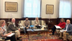 Reunión de la Diputación de Palencia con representantes del Ayuntamiento de Osorno