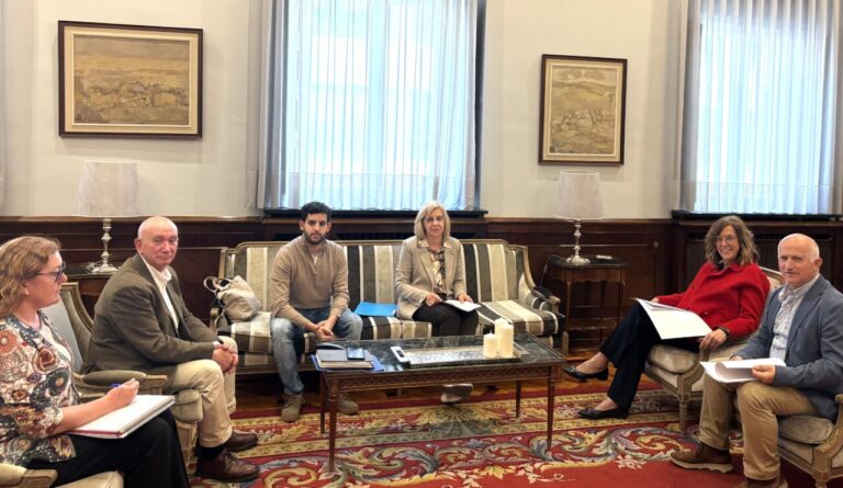 Reunión de la Diputación de Palencia con representantes del Ayuntamiento de Osorno