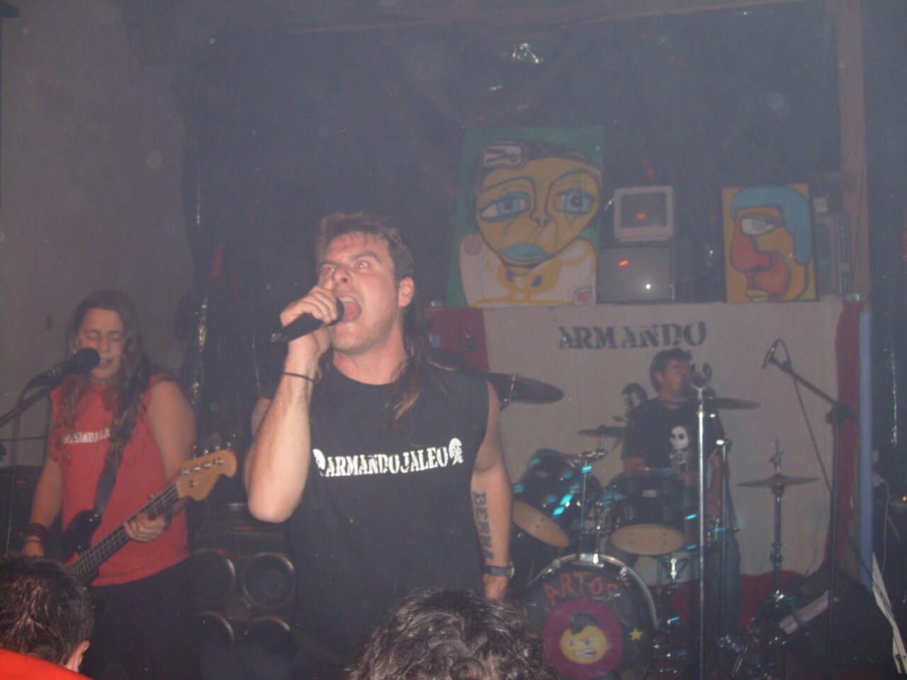 Banda Armando Jaleo actuando en el festival Ronte Rock