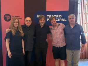 Presentación de la obra El Borbón Rojo en el Teatro Principal de Palencia