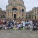 Grupo de trabajadores sociales reunidos en Gijón durante un congreso