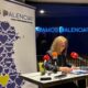 Maribel Contreras durante una comparecencia de Vamos Palencia