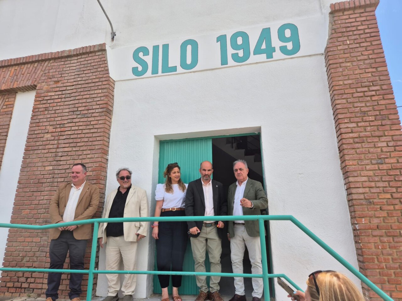 Inauguración del silo histórico de Villada con autoridades locales