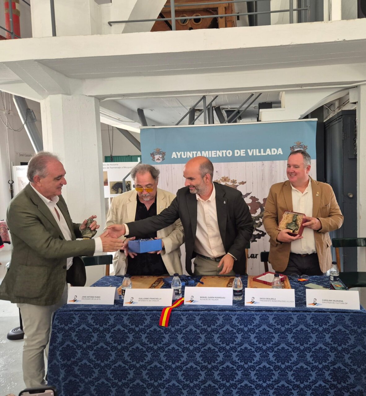 Inauguración del silo histórico en Villada con autoridades locales