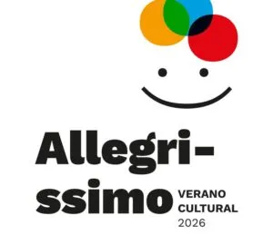 Logo del programa Allegrissimo 2026 con colores y sonrisa