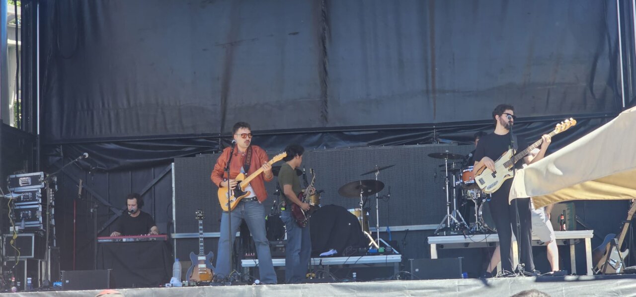 Actuación en el Vermú sonoro del Festival Palencia Sonora en el Parque del Salón.