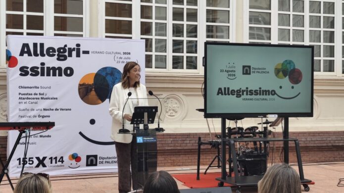 Presentación del programa cultural Allegrissimo en Palencia