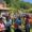Grupo de senderistas en Barruelo de Santullán durante una jornada de convivencia
