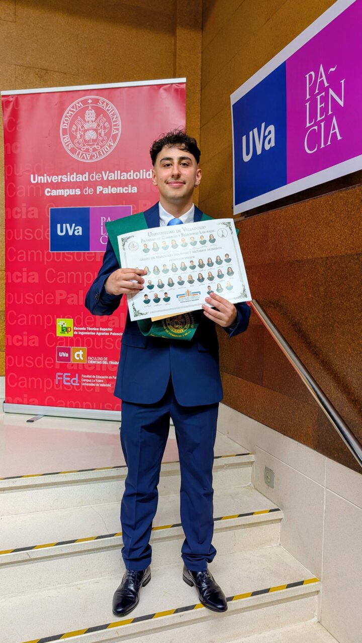 Estudiante graduado en Relaciones Laborales y Recursos Humanos en Palencia