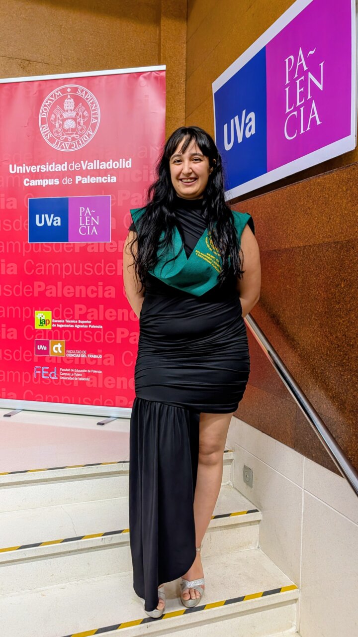 Estudiante graduada en Relaciones Laborales en el campus de Palencia