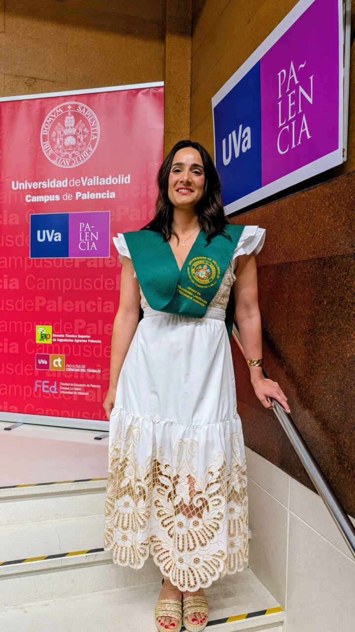 Graduada en Relaciones Laborales en el Campus de Palencia con banda
