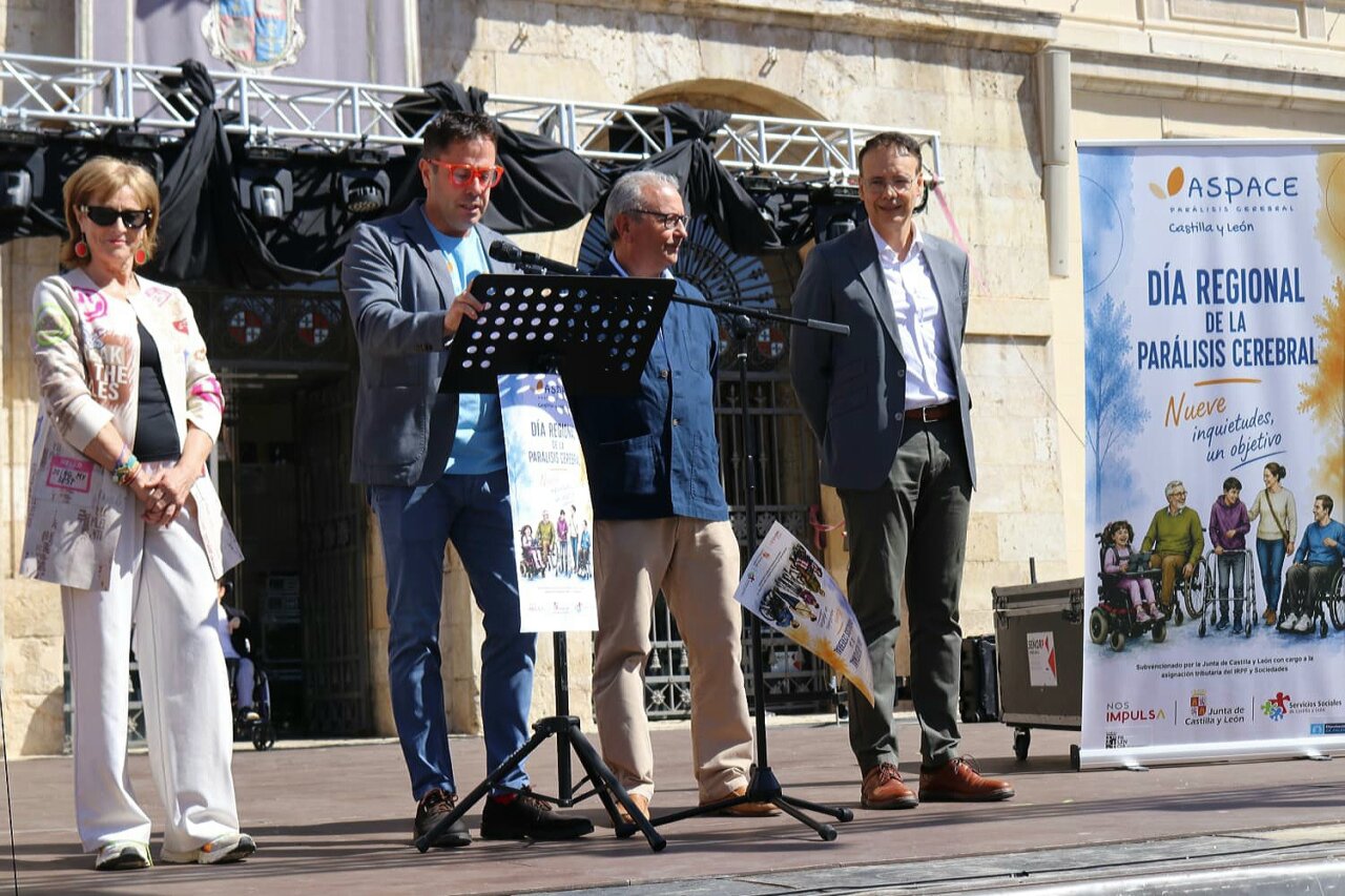 Evento del Día Regional de la Parálisis Cerebral en Palencia con ponentes y cartel