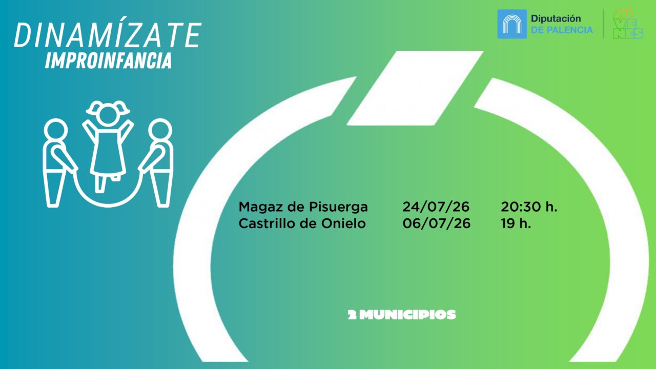 Cartel del programa de ocio juvenil de verano en Palencia