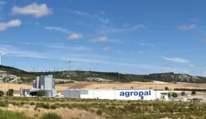 Vista del centro de almacenamiento y elaboración de Agropal en Magaz de Pisuerga