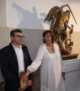 Ángeles Armisén en evento del museo Campos del Renacimiento