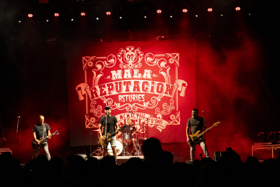Concierto de Mala Reputación en el festival Astudillo Punk Rock 2026