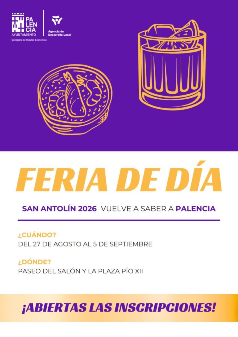 Cartel de la Feria de Día en San Antolín 2026 con información sobre fechas y ubicación