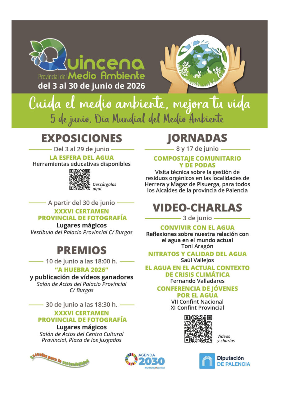 Cartel de la Quincena del Medio Ambiente con actividades y fechas
