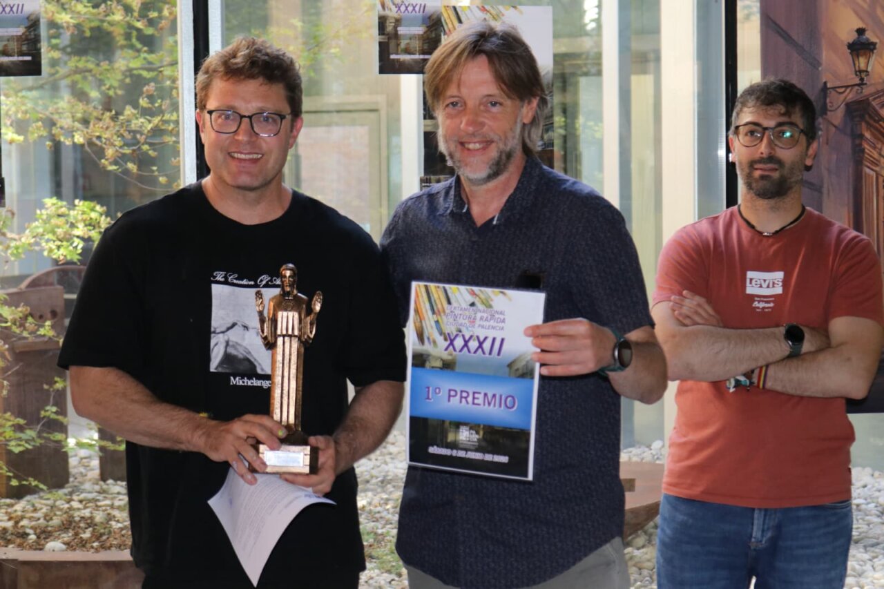 Ganadores del XXXII Certamen Nacional de Pintura Rápida en Palencia