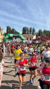 Atletas corriendo en el circuito Palencia Legua a Legua