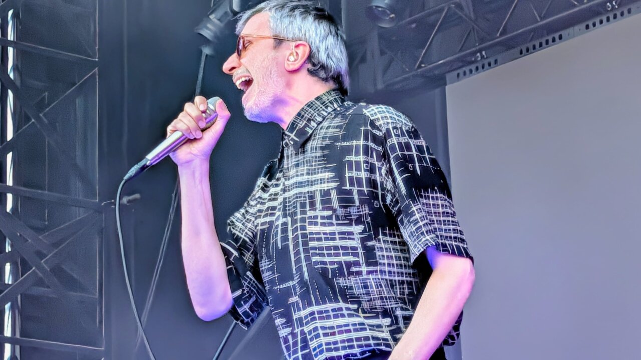 Cantante en el festival Palencia Sonora en El Sotillo
