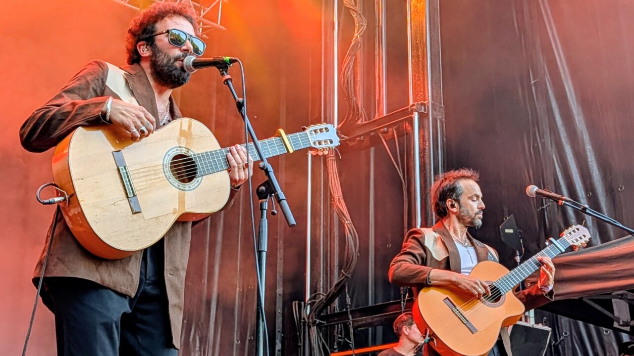 Músicos tocando en el festival Palencia Sonora en El Sotillo