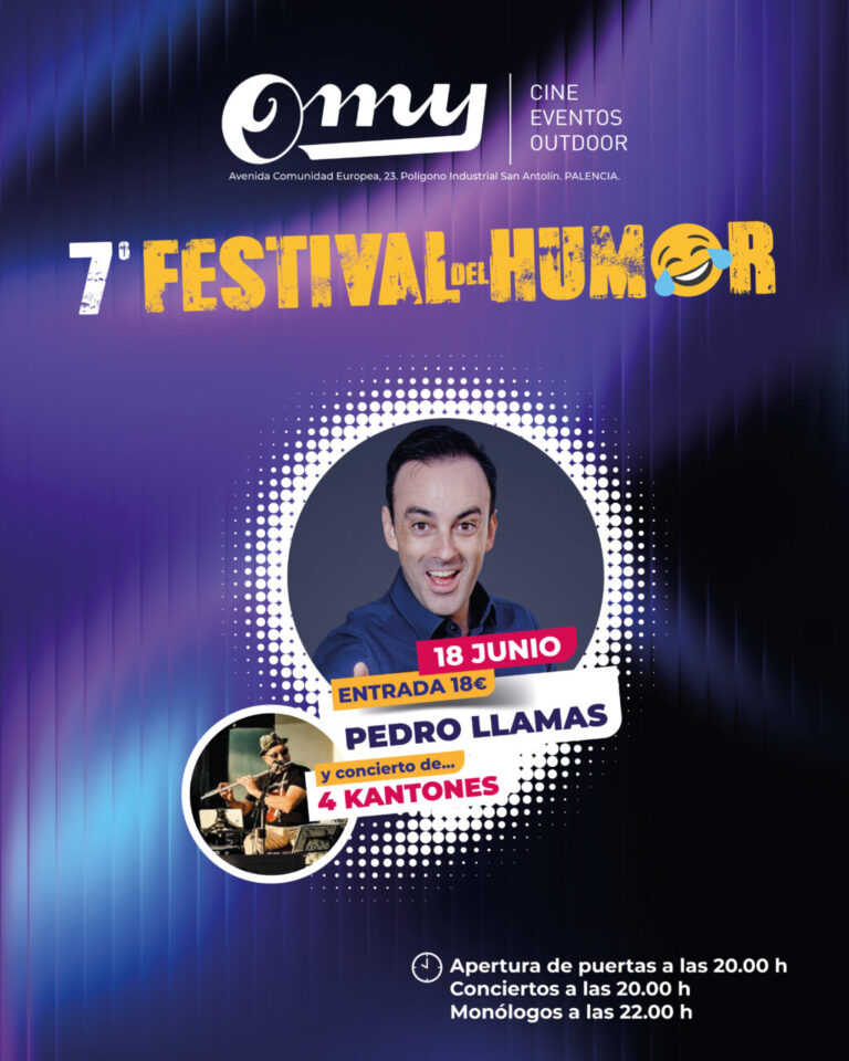 Pedro Llamas en el Festival del Humor en OMY con 4 Kantones