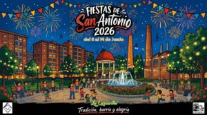 Cartel de las fiestas de San Antonio en Palencia 2026