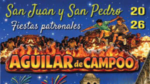 Cartel de las fiestas de San Juan y San Pedro en Aguilar de Campoo 2026