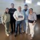Grupo Inmapa y miembros de Filipenses en una comida de celebración