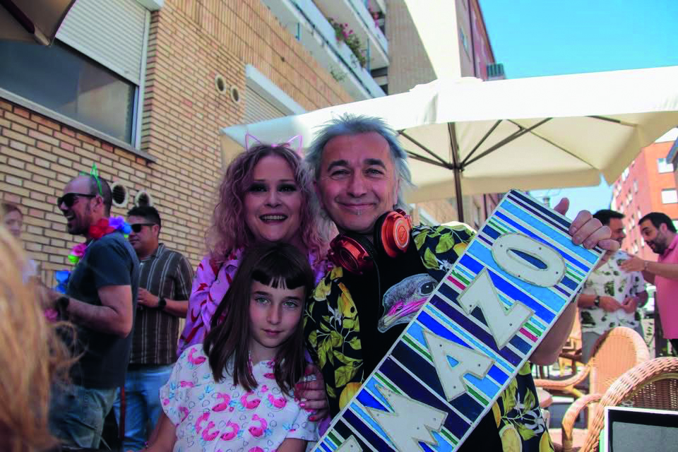 Javi De Diego con amigos en el festival Palencia Sonora